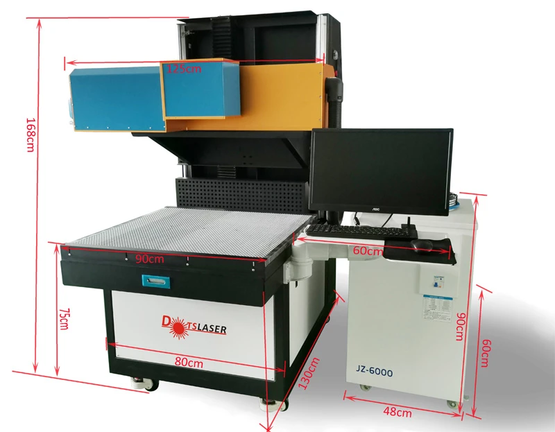 dimensioner av CO<sub>2</sub> galvo laser-2 dimensions of CO<sub>2</sub>galvo laser-2