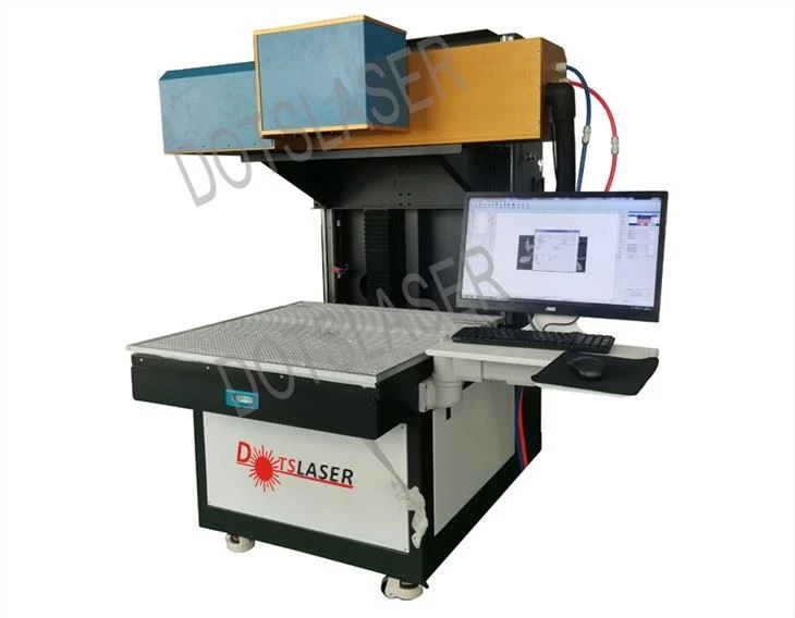 Lasermarkering av granitfigurer