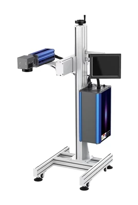 20W fiberflygande lasermarkeringsmaskin