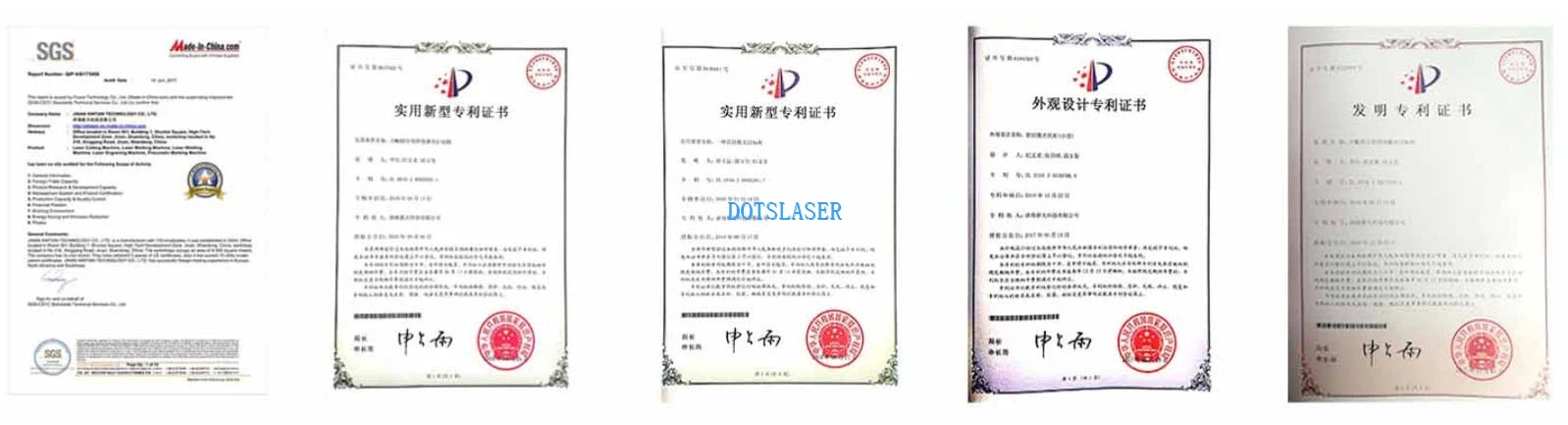 Dotslaser certificate